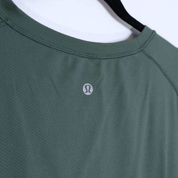 LULULEMON Another Lap Strong Long Sleeve Dark Forest Cropped Active Women's 10 - Picture 6 of 6